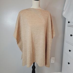 NWT knit Poncho Nude Sweater Style Sz S